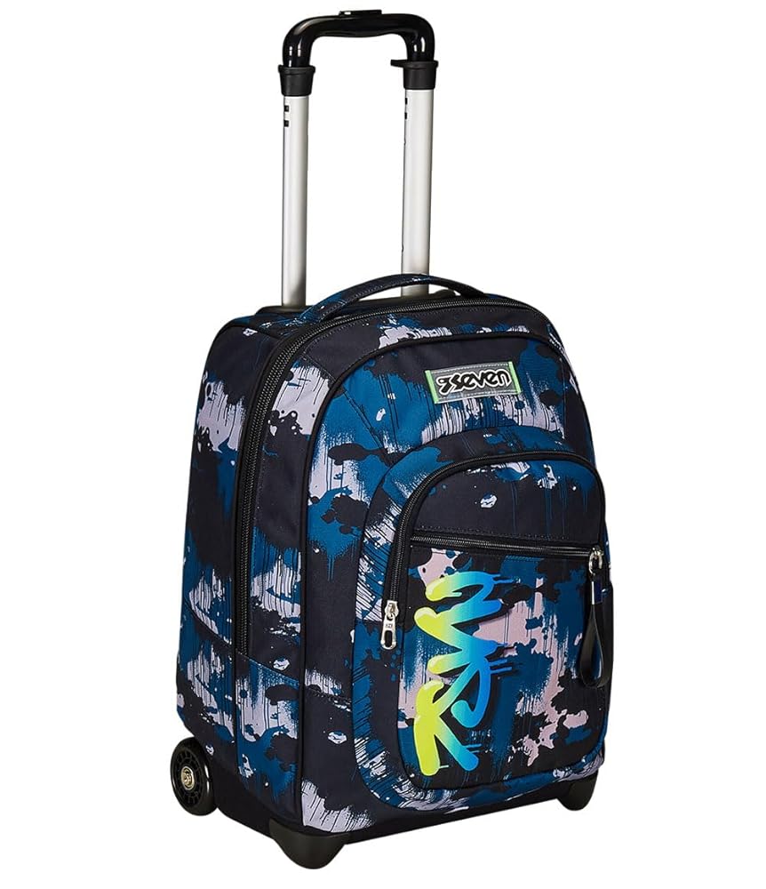 Zaini Scuola Elementare Zaino Seven Trolley Usato Zaini Seven Seven Trolley  2in1 Zaino/Trolley Scuola 39L