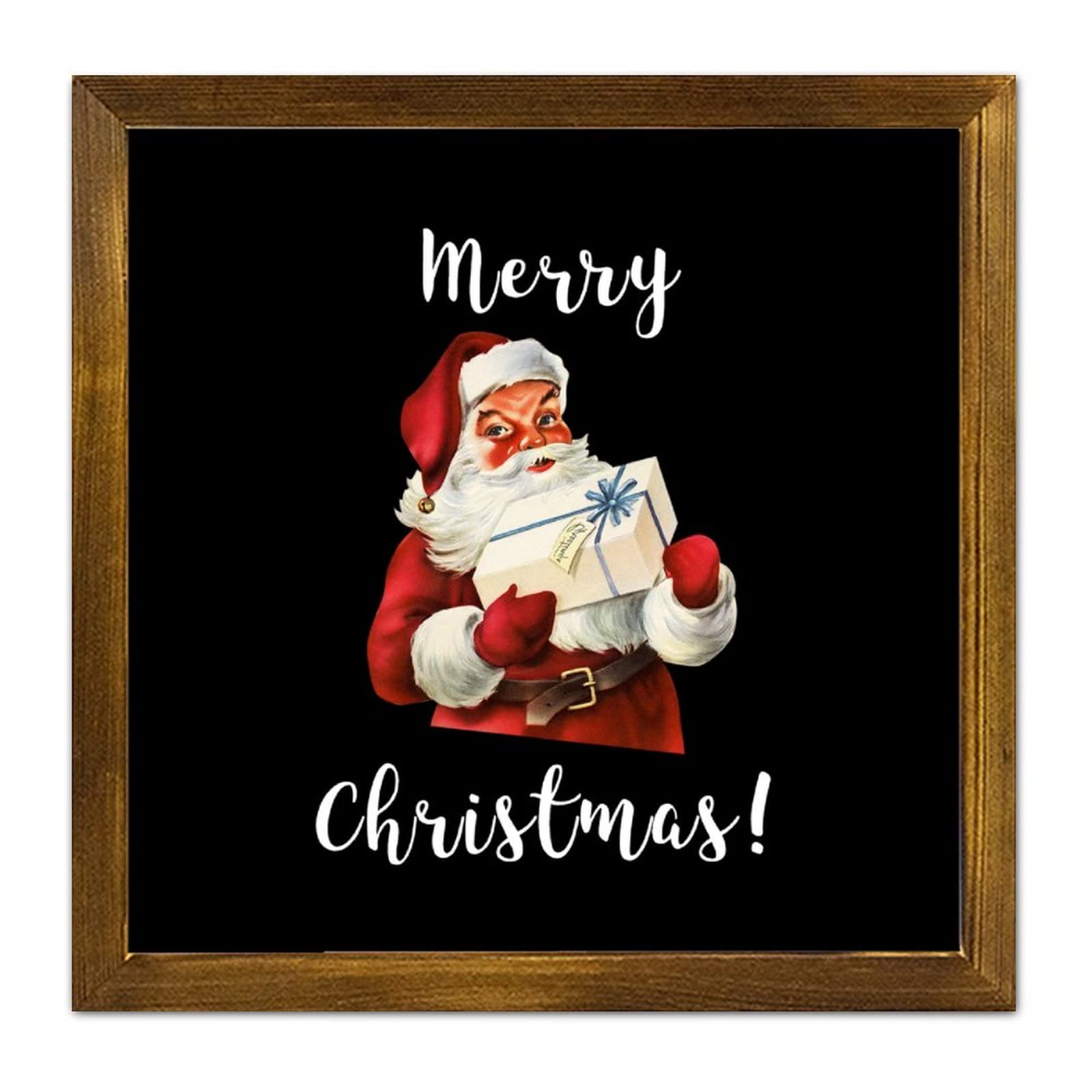 Panneau en bois Merry Christmas, le cadeau de décoration murale idéal