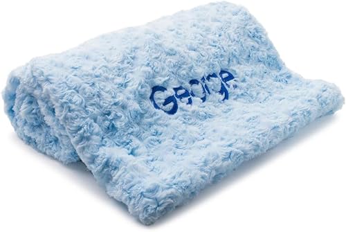 berry bebe - Manta de bebé personalizada, manta de bebé rosa, diseño de remolino de felpa, perfecta para bebé niña