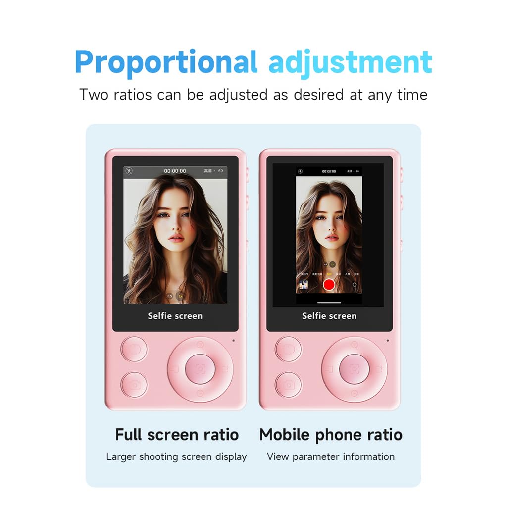 Soporte magnético para pantalla de teléfono selfie para transmisión en vivo (rosa)