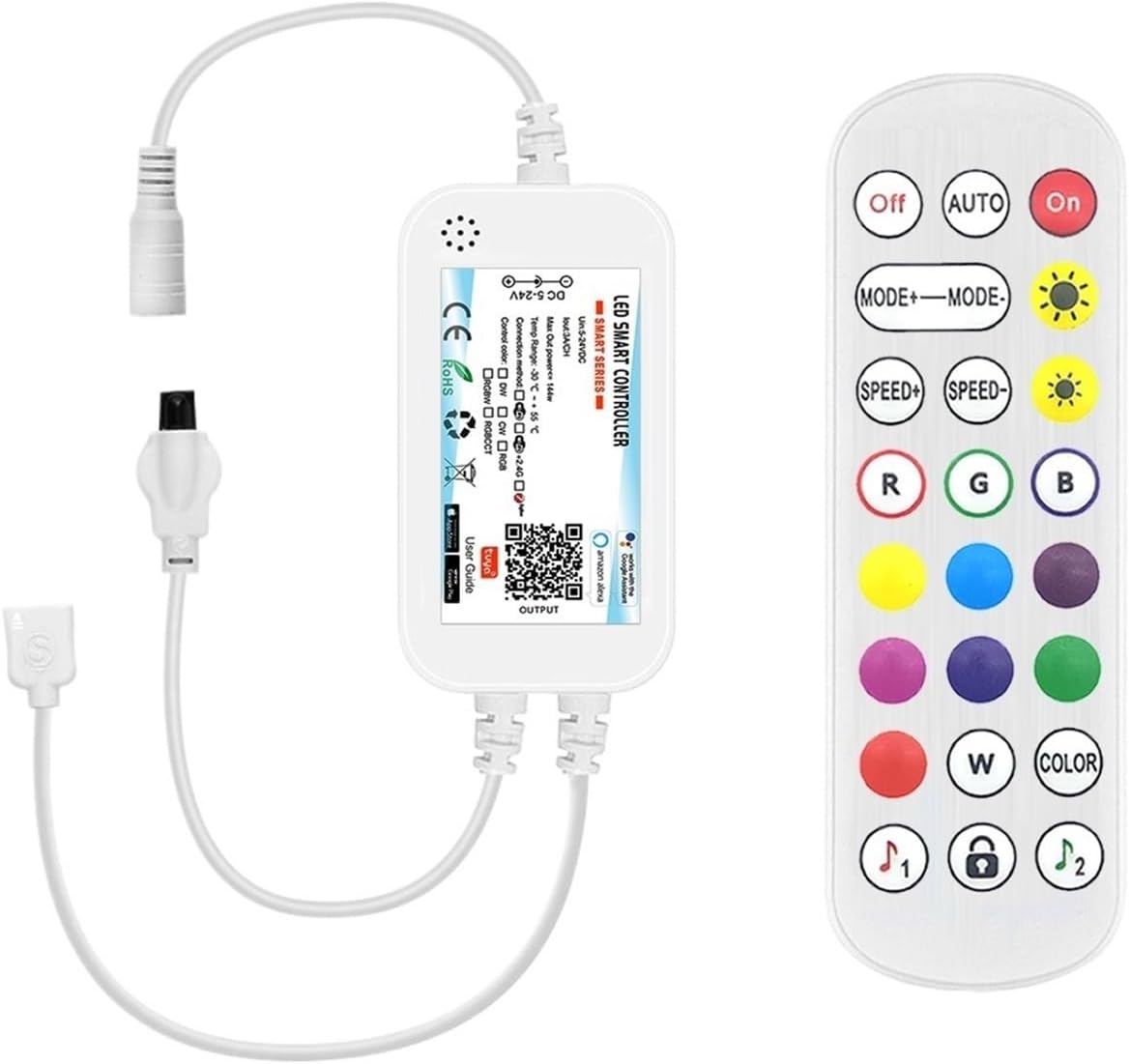 Dimmer DC12 DC24V DC5V USB 5050 RGB/RGBW/RGBCCT Led Light Strip Monochrome Controller(RGB with Remote)