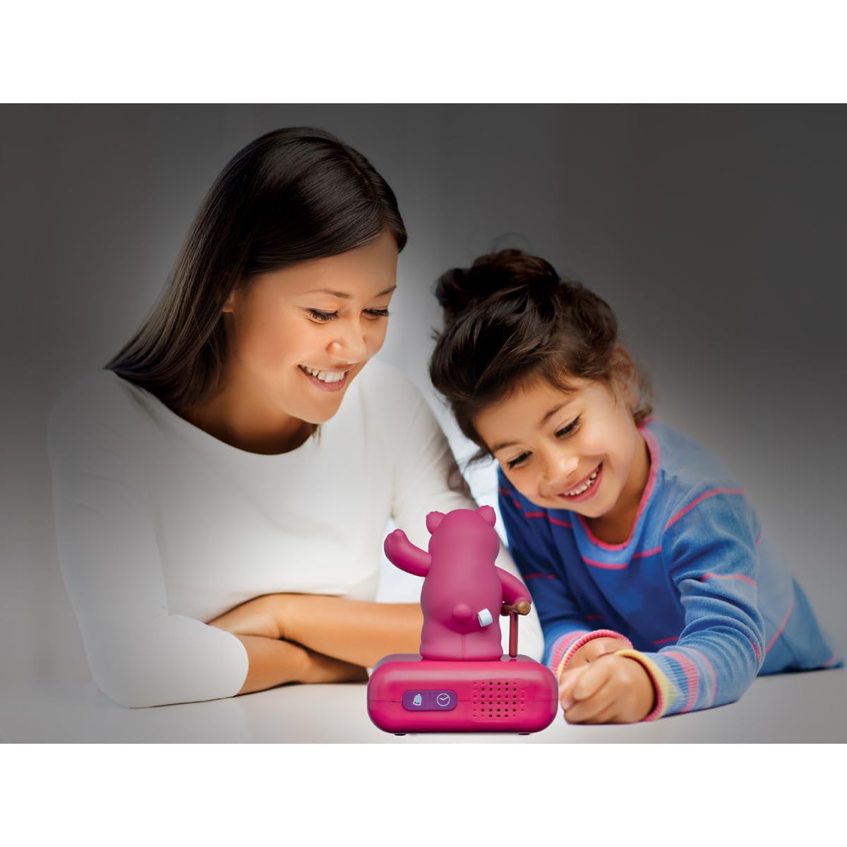 Lexibook, Disney Toy Story, Budzik nocna lampka Lotso, Postać świecąca, Efekty dźwiękowe, Wybór alarmów, Podświetlany ekran LCD, Funkcja drzemki, Fioletowy, RL800TS1LXB
