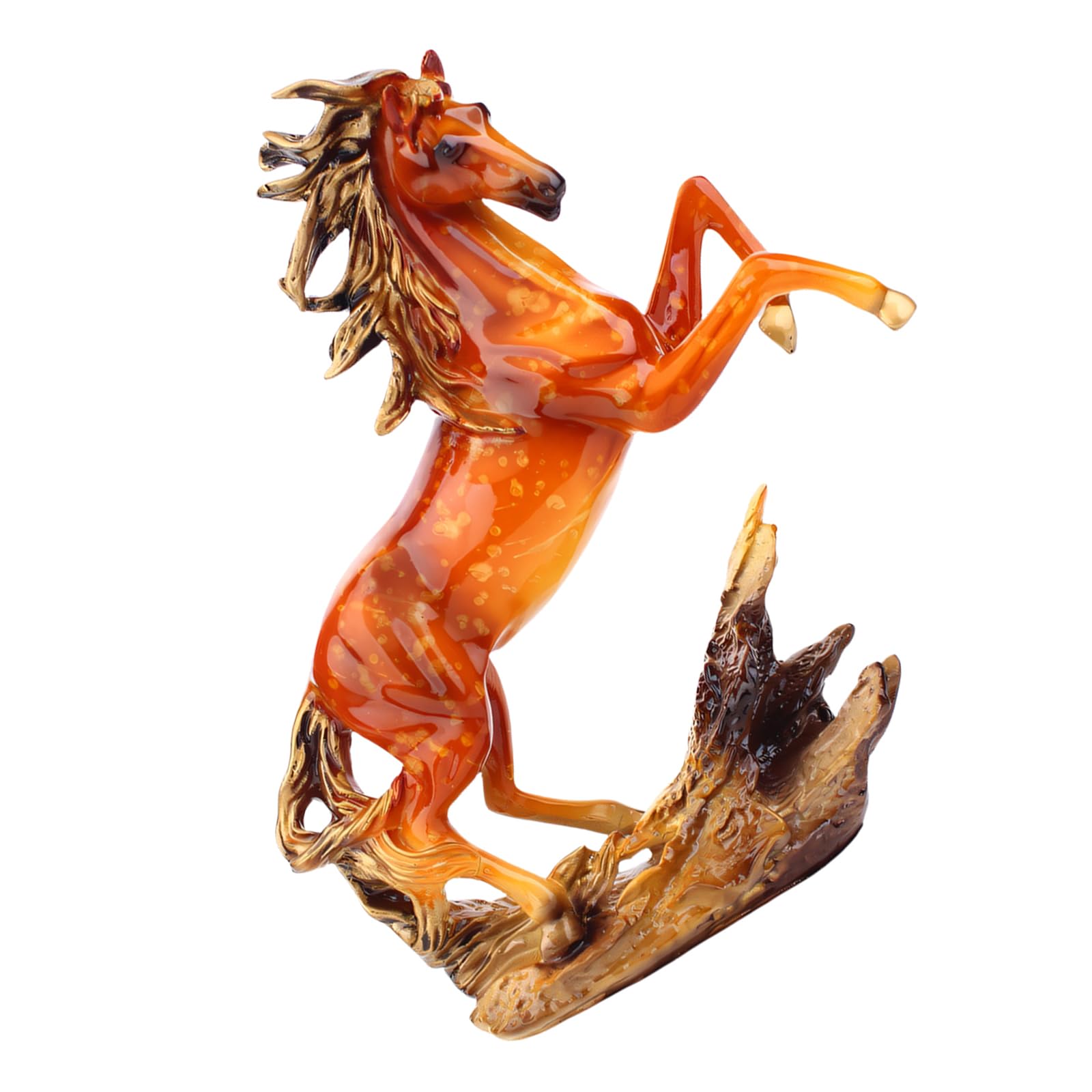 Modern Horse Figure Realistic Design Resin Desktop Art Decoration Enhances Any Space with Sophisticated Design Desktop Art Figurine