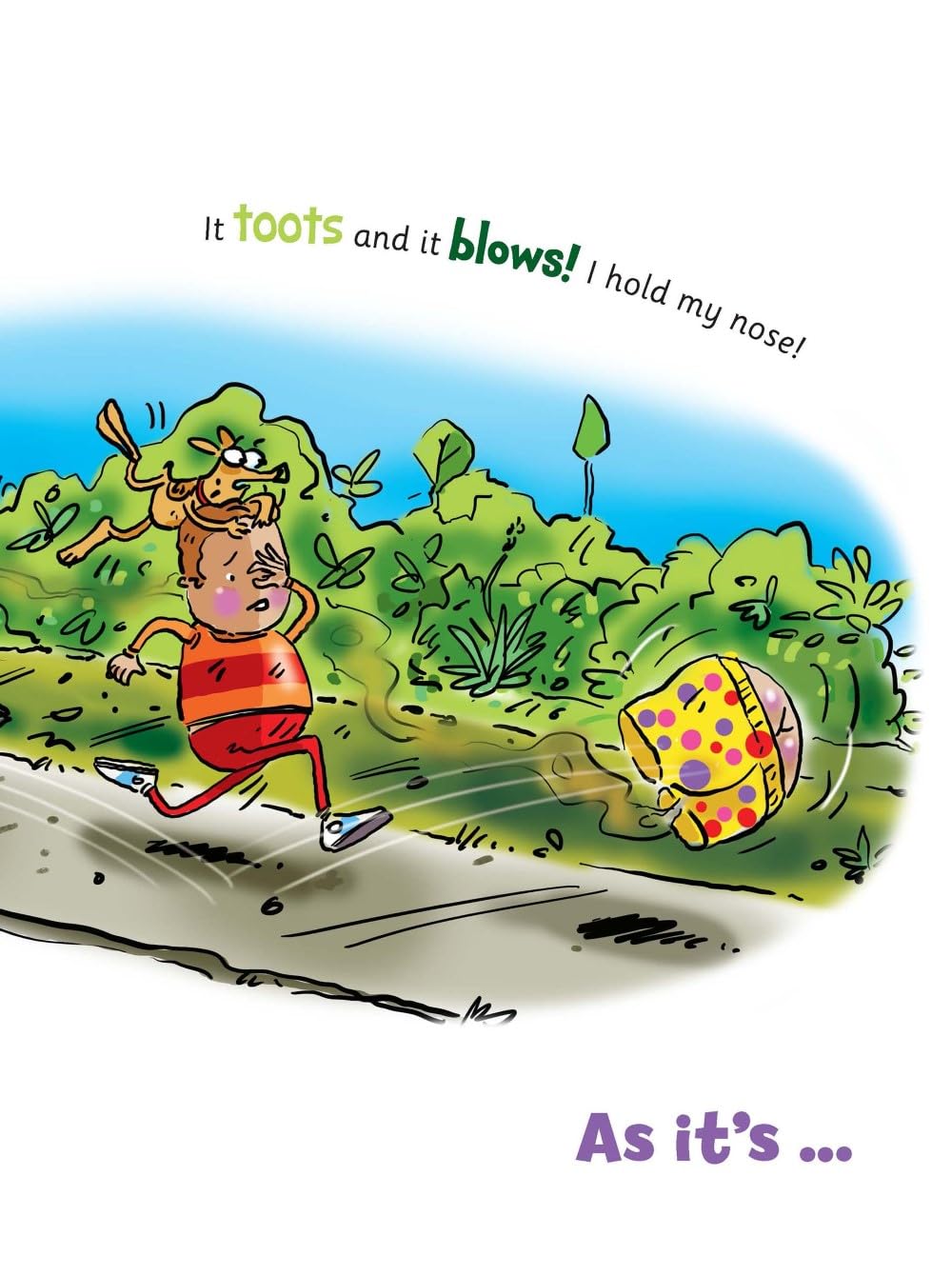 Dad's Runaway Butt!      Paperback – April 16, 2024