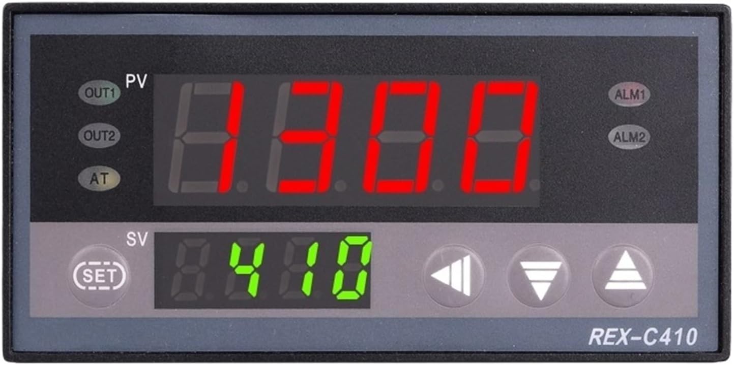 Digital PID Temp Controller REX-C410 48*96mm Input thermocouple K, Relay Output for Heat