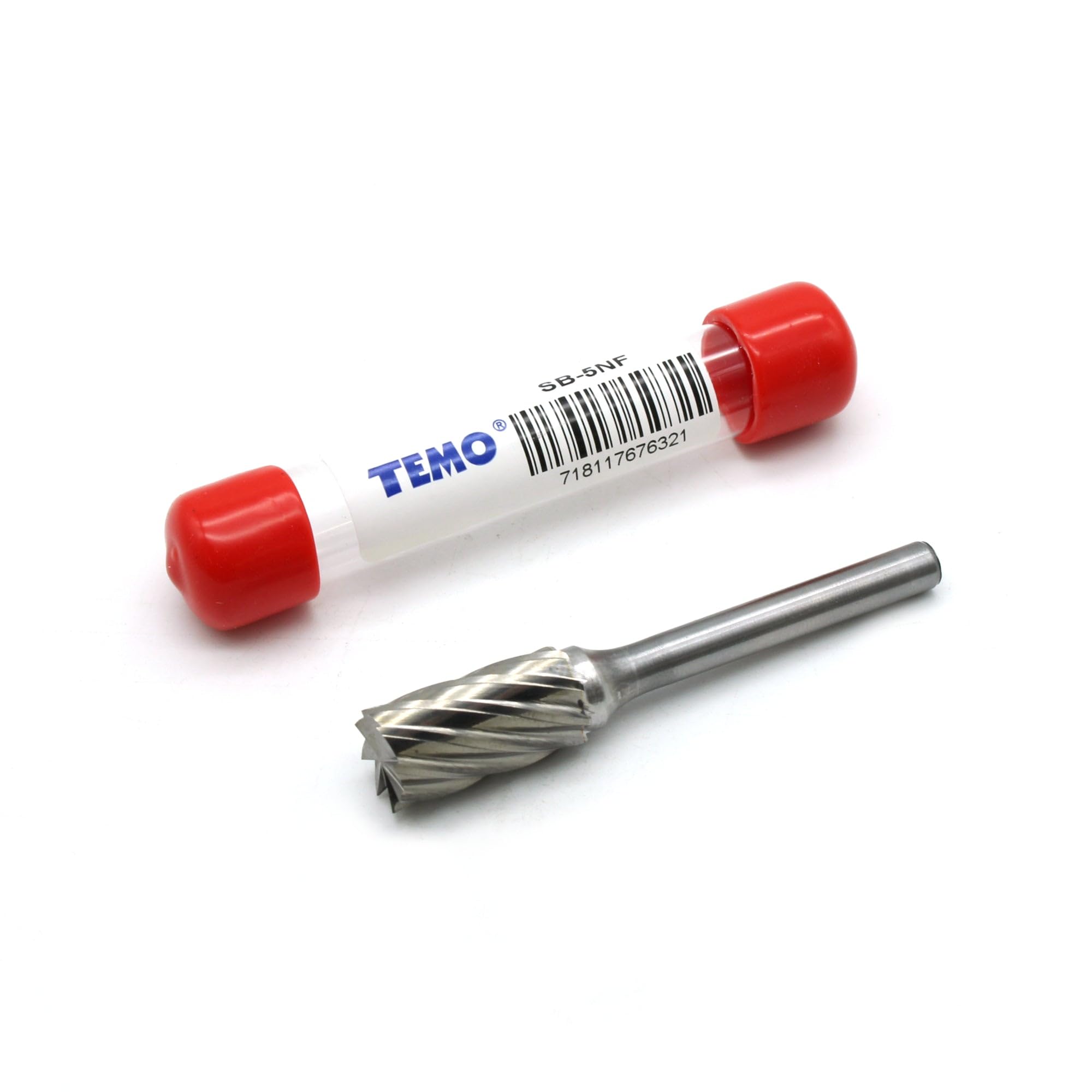 TEMO SC-3 NF Aluminum Cut Carbide Rotary Burr File 3/8" CyliBall 1/4" Shank — Amazon image 6