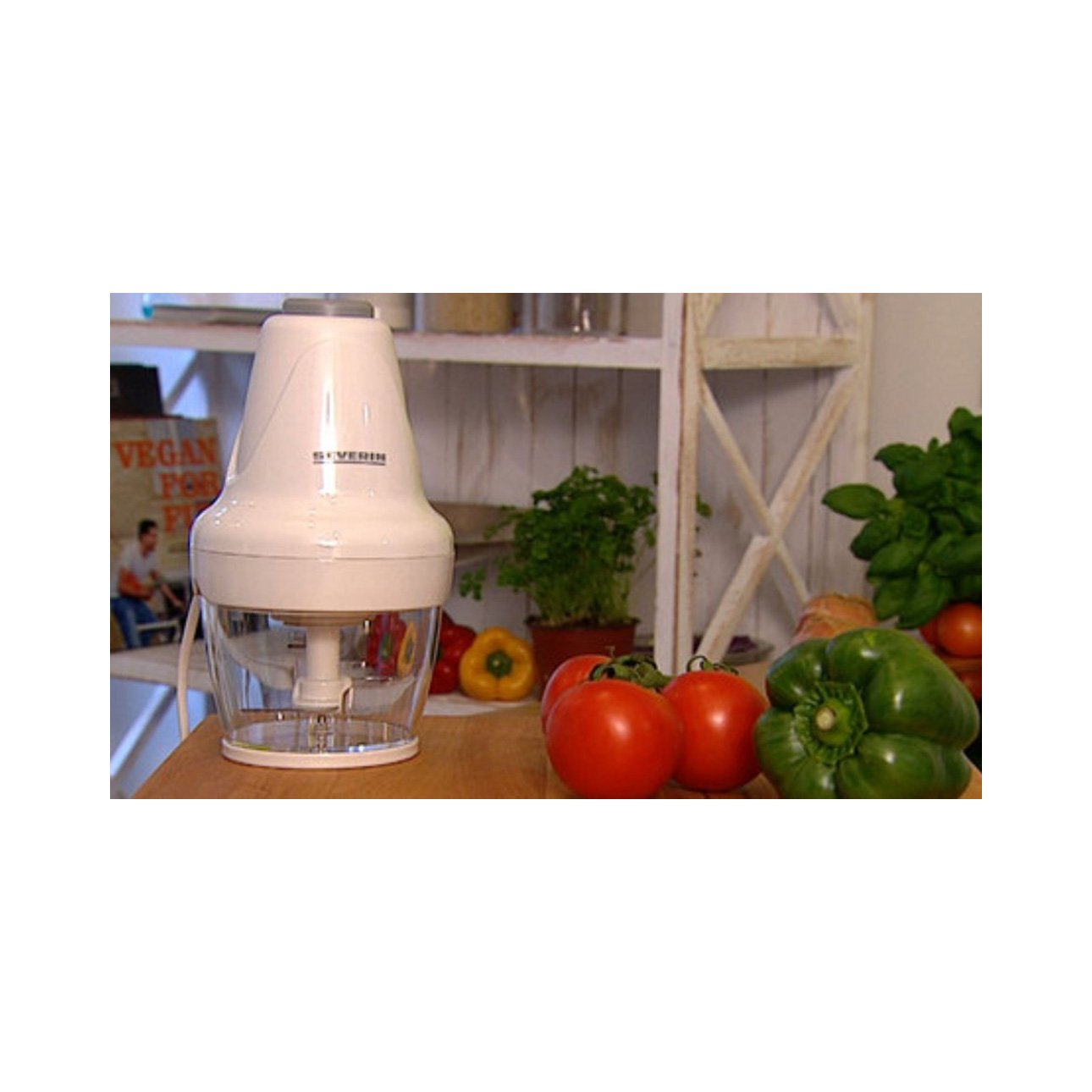 Severin UZ 3861 Tritatutto 260W Bianco/Grigio
