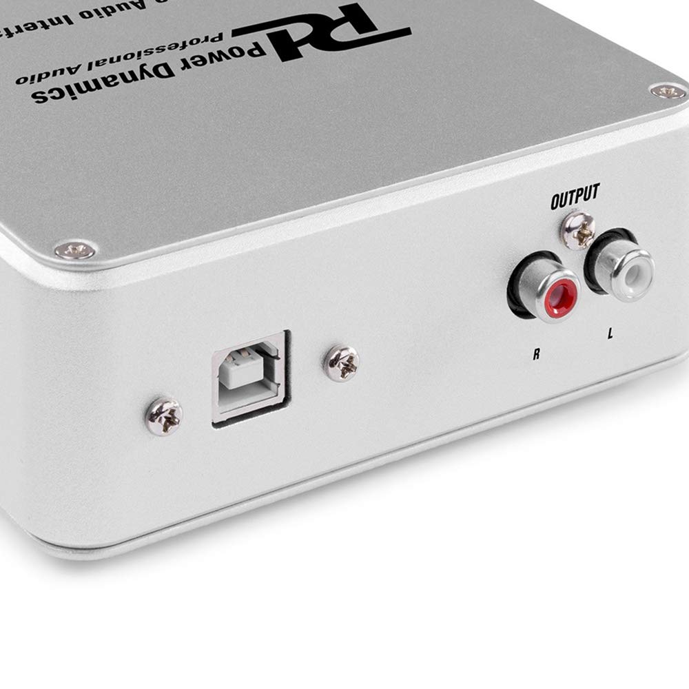 PD-X25 USB Audio Interface RCA XLR Jack DI Box with Audacity Vinyl