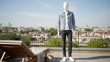 White Full Body Male Mannequin for Clothing Display | Male Display Dummy for Boutique, Retail Store, Showroom & Photography