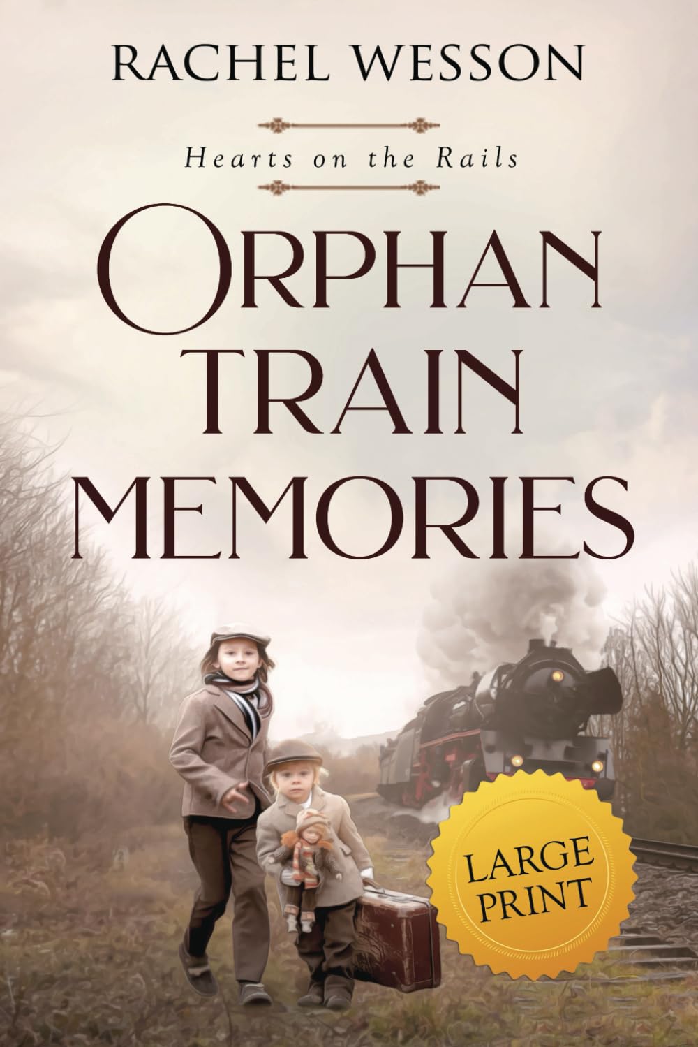 Orphan Train Memories Large Print: Hearts on the Rails