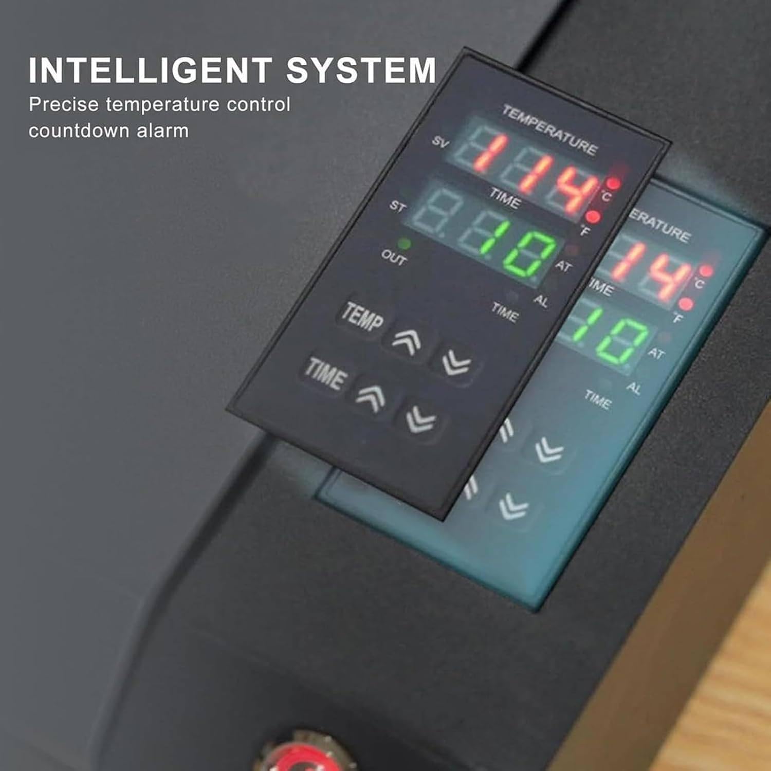 Máquina Curado DTF con Horno Secador 930W, Temporizador Ajustable 0 a 200°C y 1 a 999 S, Horno de Transferencia de Calor DTF para Impresión de Película de Transferencia Térmica en Ropa