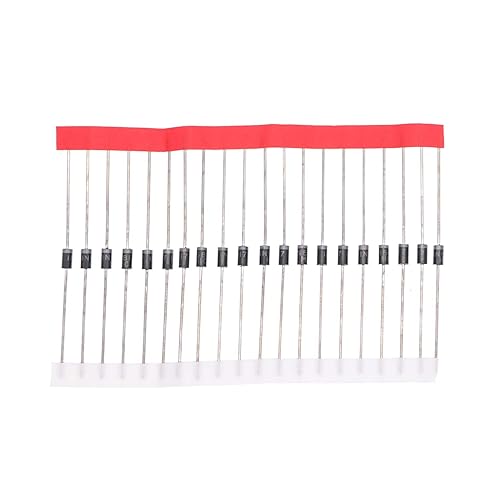 Miniatura 6 de 100 diodos rectificadores de barrera Schottky 1N5818 Schottky 1A 30V DO-41 (DO-204AL) axial 5818 1 Amp 30 voltios