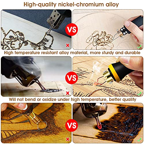 QUCUMER 23 Pirografo filo set punte pirografie per...