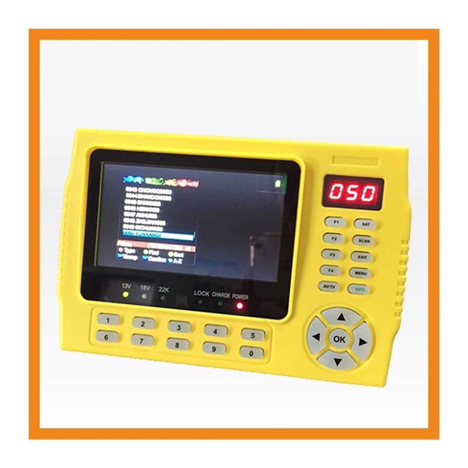 Buscador de satélites, Detector De Satélite, Buscador Kpt-958l Medidor DVB-S2 4,3 Mejor Decodificador WS-6906 WS-6916 para Uso Flexible,para configurar