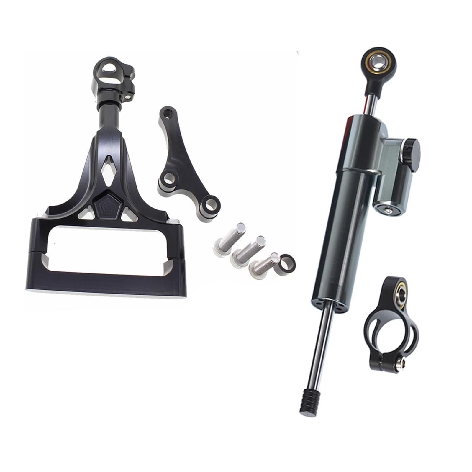 Support de montage rigide avec stabilisateur direction moto Z750