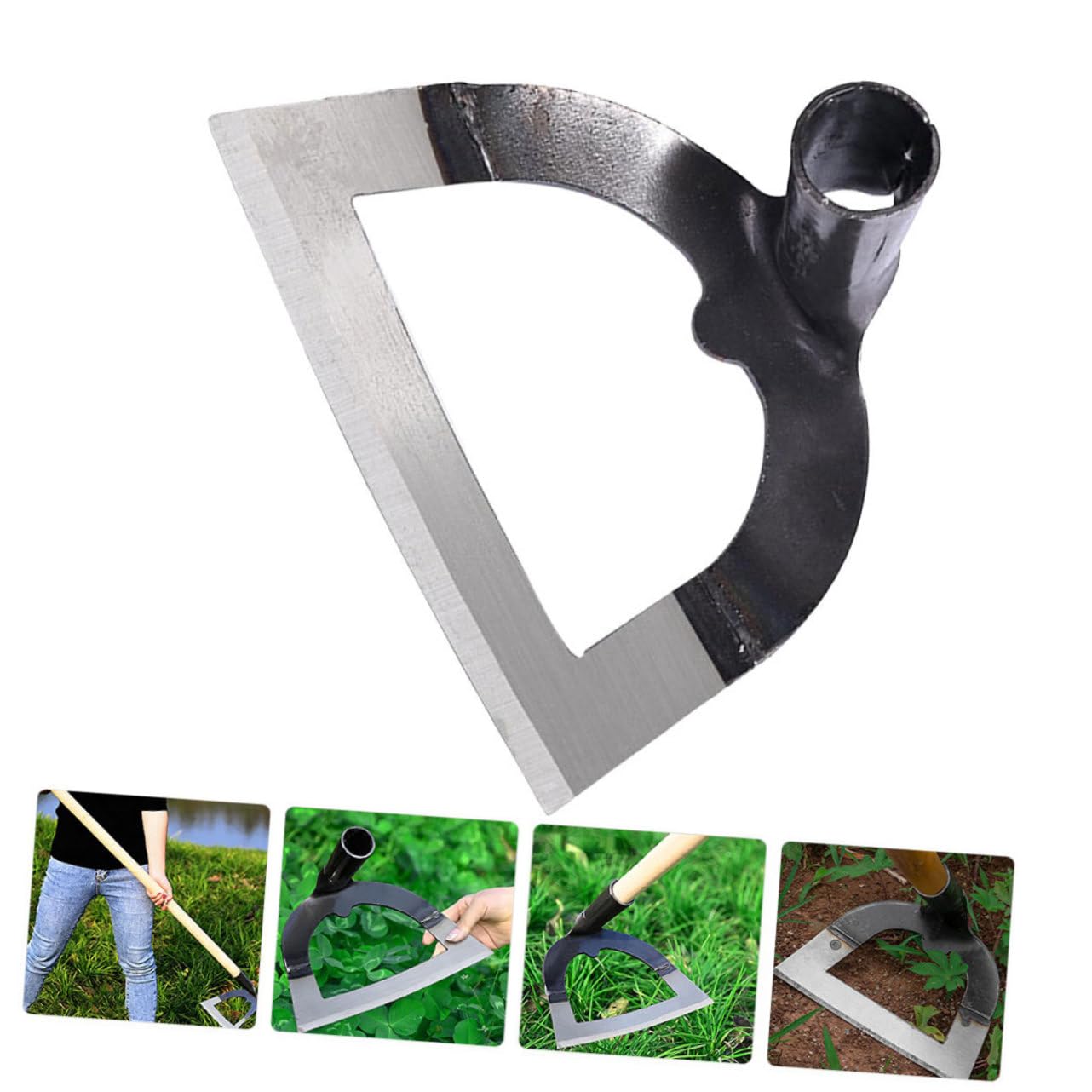 Schwere Langlebige Gartenhacke aus Rostfreiem Vielseitiges Handwerkzeug zum Unkrautjäten Bodenlockern und Säen für Hobbygärtner und Professionelle Gartenarbeit