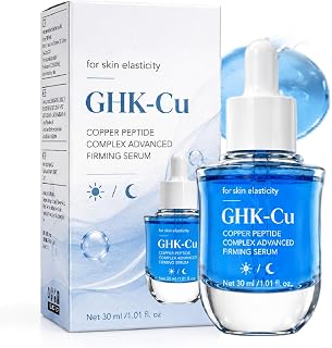 Copper Peptide Serum for Face, Multi-Peptide Firming Facial Serum for Plumping & Hydrating,Anti-Aging Serum Leaves Skin Smooth Radiance, Firming & Elasticity Support, Daily Face Serum 1.01 Fl.Oz