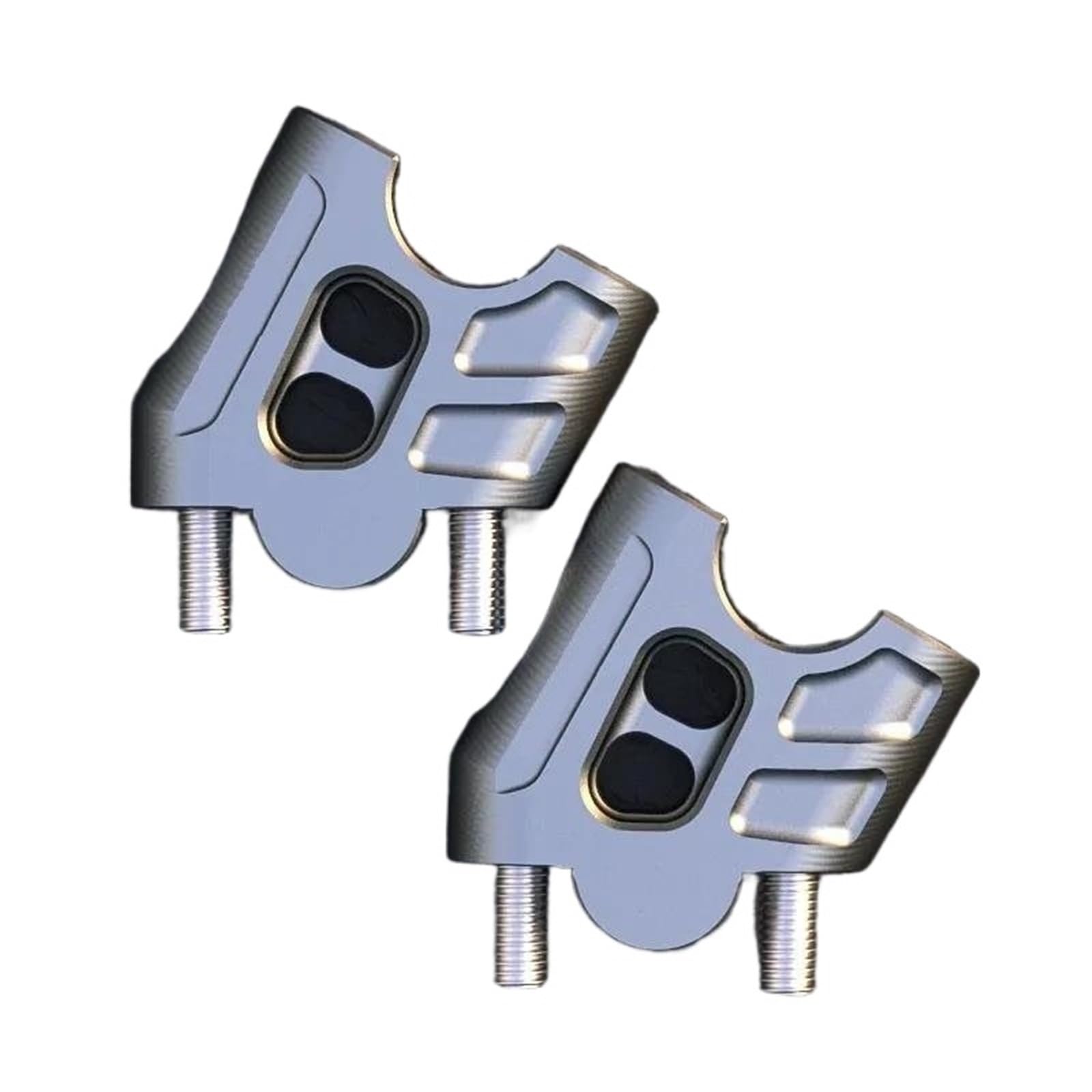 Hdhcscagh Titanium For Dl250 For Gw250 S F Motorcycle Handlebar Base Handlebar Heightening Riser Clamp Handlebar Clamps Risers(Titanium)