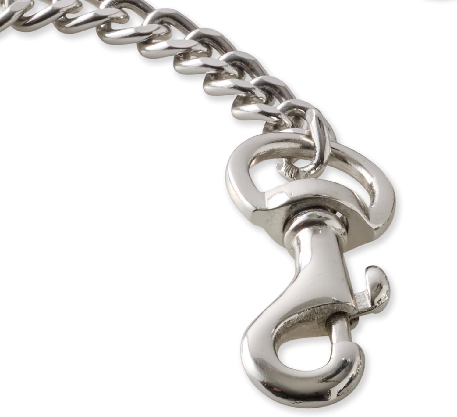 Pet Passion Links - The Saddle Stitch Vegan Leather Chain Dog Leash, 6 Ft., Durable Heavy Duty Pet Leash, for Small, Medium and Large Dogs​, Dappled Cashmere, One Size