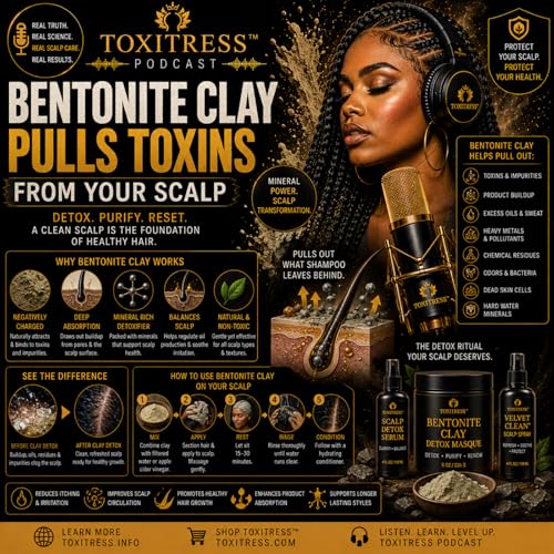 Bentonite Clay Pulls Toxins From Your Scalp