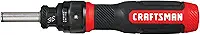 CRAFTSMAN Chave de fenda de catraca, SpeedDrive, brocas de extremidade dupla de 5 cm incluídas, alça comporta até 6 bits (CMHT68129)