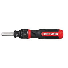 CRAFTSMAN Ratcheting Screwdriver SpeedDrive 2 Double Ended Bits Included Handle Holds Up To 6 Bits CMHT68129