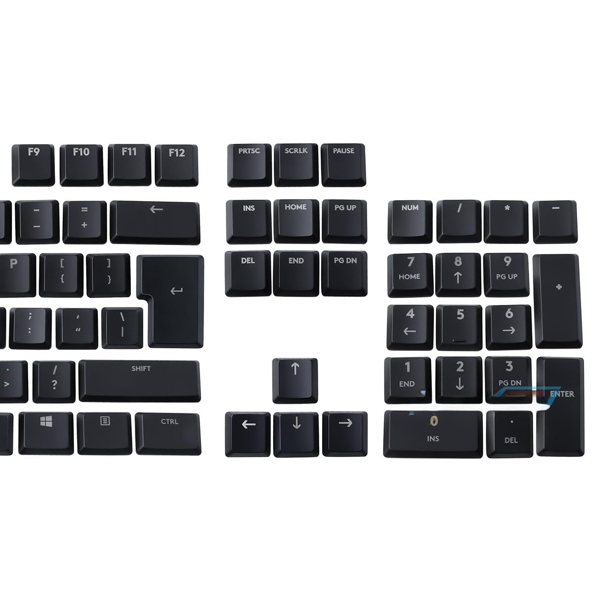Teclas translúcidas para Logitech G915 y G915 TKL – Diseño UE (ISO/ANSI) – Compatible con G915 LIGHTSYNC RGB