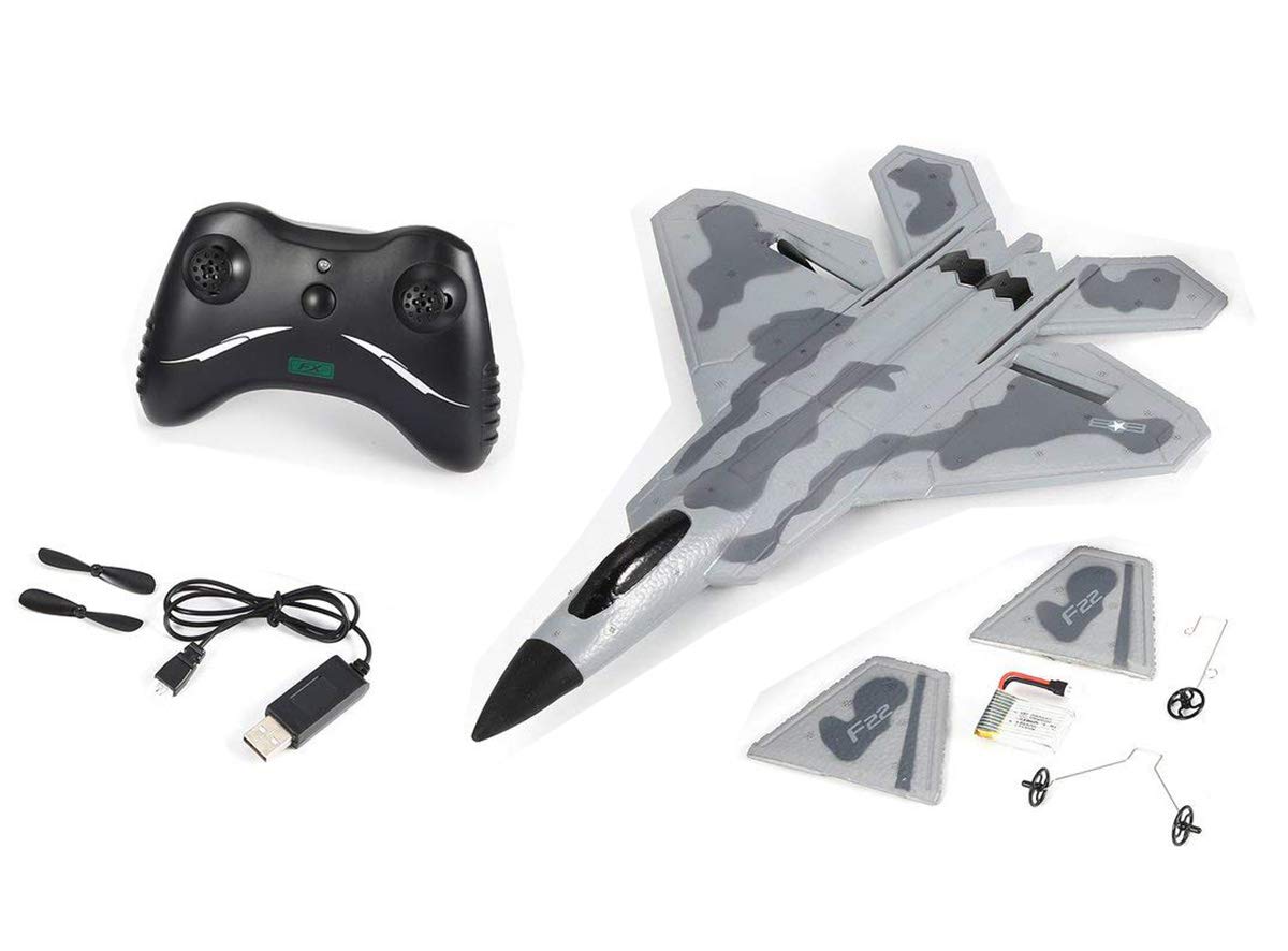 Buy Mini RC F22 F22 Raptor Model Toy Drone EPP Remote Control RC Plane