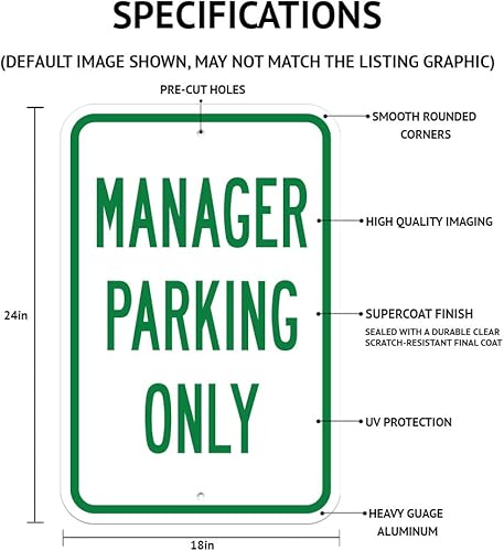 Miniatura 8 de Equipo de seguridad en uso con texto en inglés You are Watched Under 24  Letrero de estacionamiento de aluminio de calibre pesado de 12 x 18