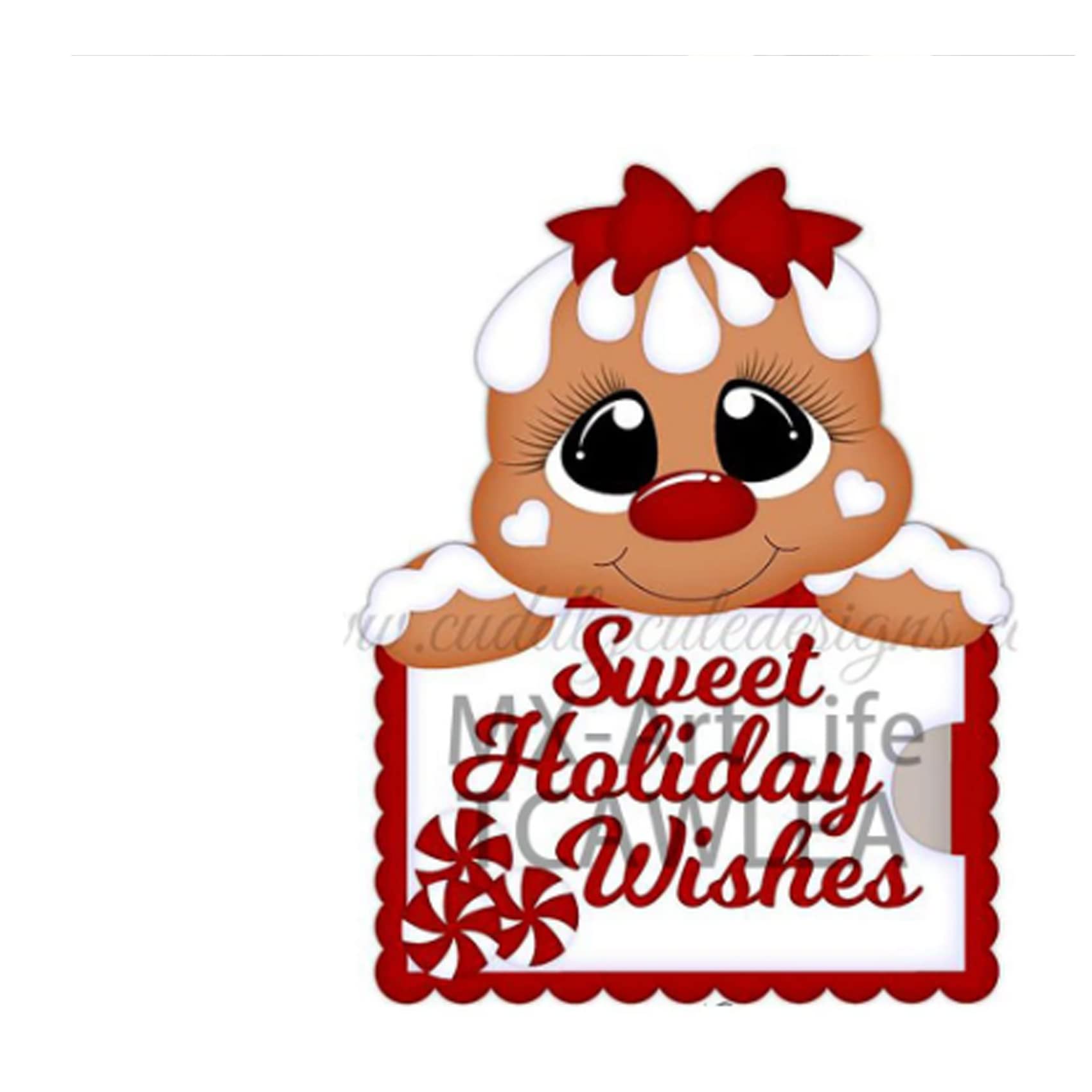 KSCRAFT Christmas Gingerbread Cookie Bows Metal Cutting Dies - Big & Small Sizes For Card Making & Scrapbooking - View #7