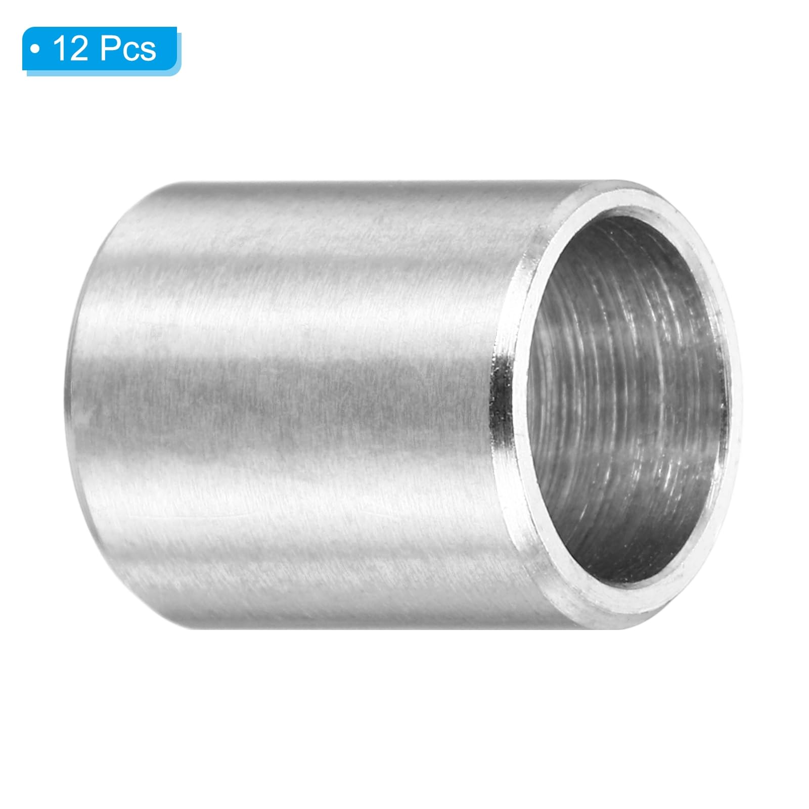 PATIKIL M8 Stainless Steel Spacers, 12Pcs Metal Spacer 8mm ID x 10mm OD x 12mm L Screw Standoff for 5/16" or M8 Screw - Image 3