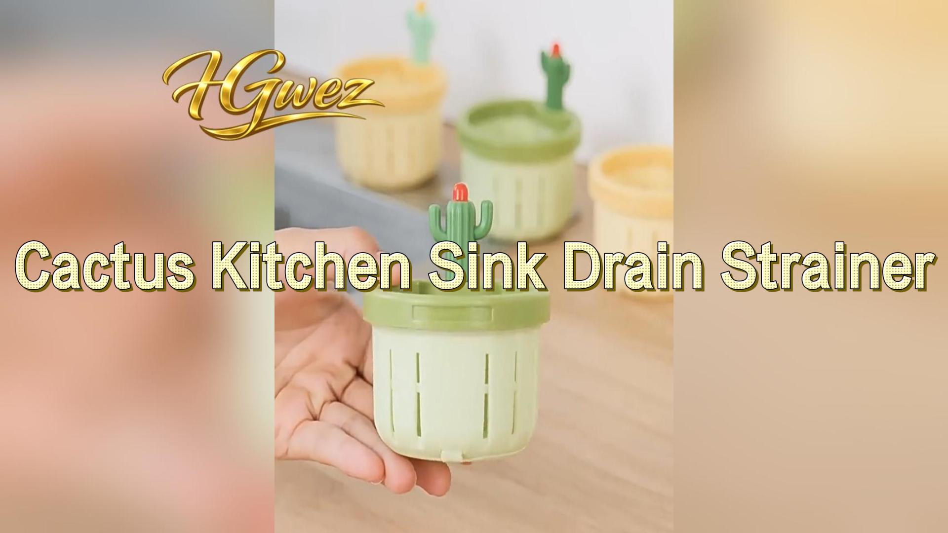 Colador Cactus para Fregadero de Cocina con Drenaje Automático miniatura 7