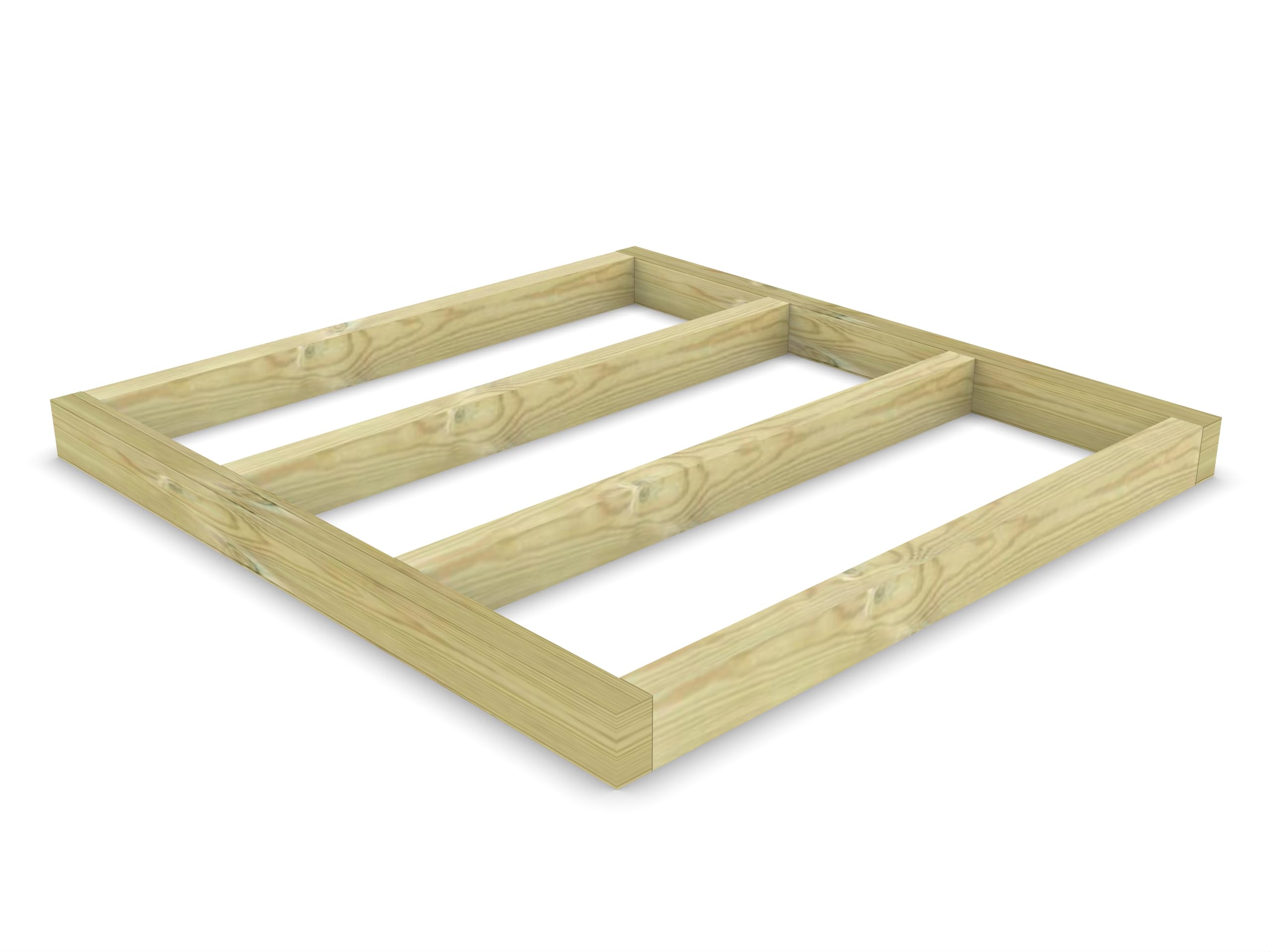 Arbor Garden Solutions Wooden shed bases 6x6 (W-180cm x D-177cm) (2x6 (38mm x 138mm))