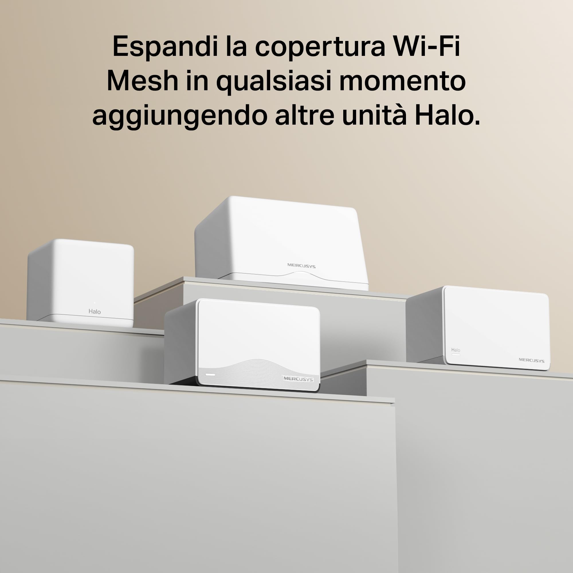 MERCUSYS TP-Link Router WiFi 7 Mesh BE3600Mbps Dual Band, 1 Port 2,5G + 2 porty Gigabit, sztućce do 650m², podłącz 150 urządzeń, kompatybilny ze wszystkimi skrzynkami internetowymi, Halo H27BE(3-Pack)