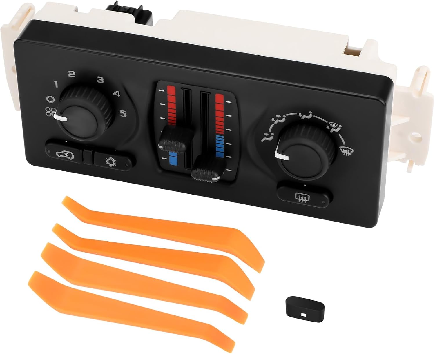 599-210XD Climate Control Module with AC Control Fit for Chevy Silverado Tahoe Suburban Avalanche Trailblazer, Fit for GMC Sierra Yukon Envoy, Fit for Cadillac Escalade-2003-2006