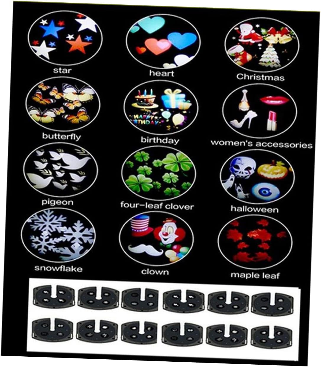 Patterns Projection Light Outdoor Spotlight Lamp for Halloween Christmas Party Decoration for Garden Landscape