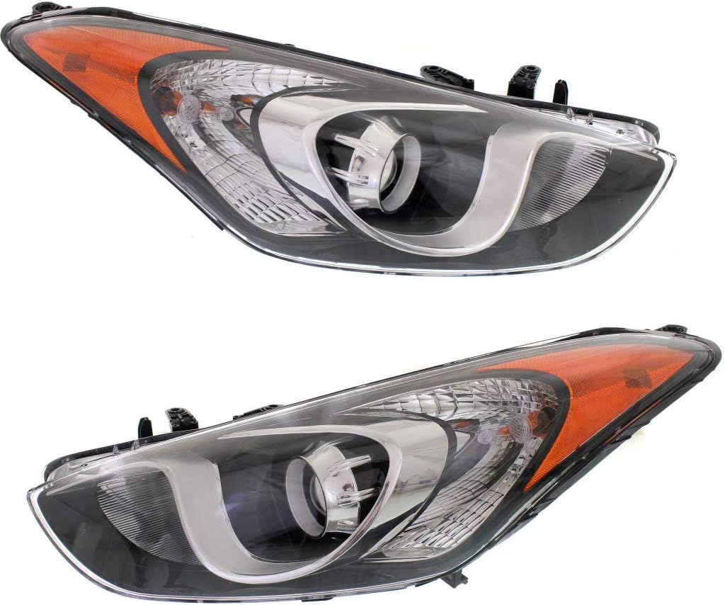 CarLights360: For Hyundai Elantra GT Headlight Assembly 2013 2014 2015 2016 2017 Passenger Side w/Bulbs DOT Certified For HY2503173