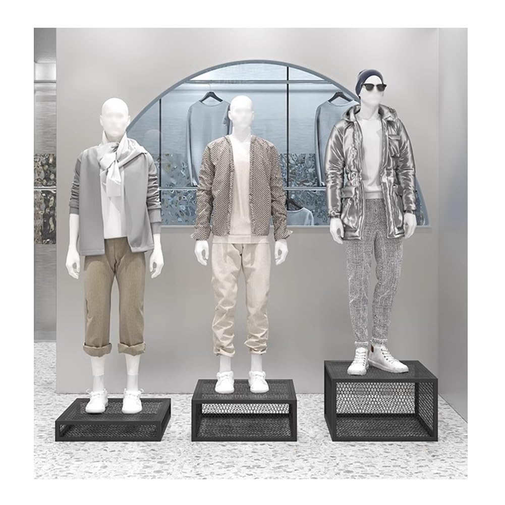 Soportes de pedestal de metal, Base de exhibición para maniquíes(50x50x10cm)