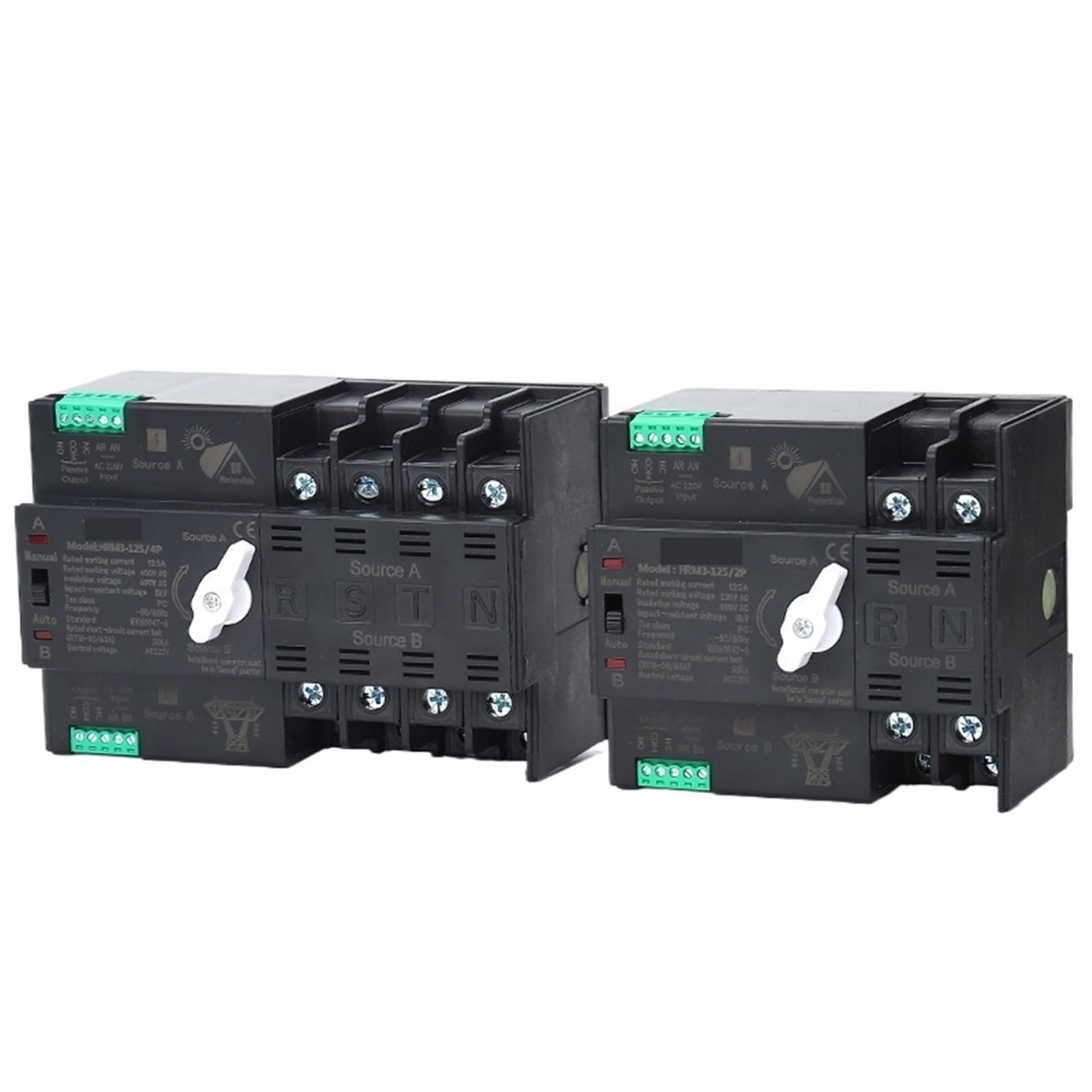 Commutateur de transfert automatique 4P 100A inverseur source - 7