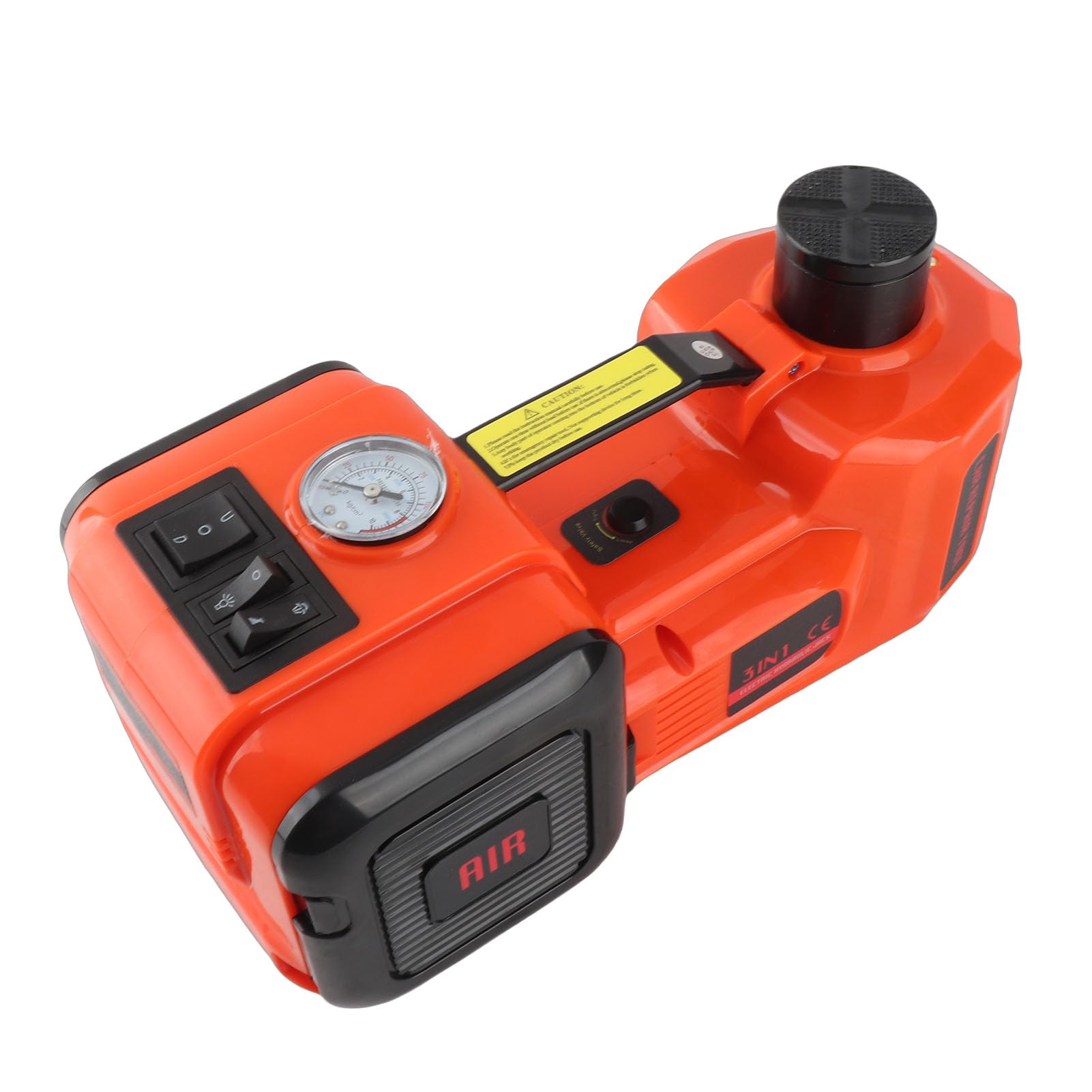 Martinetti Idraulici Elettrici 5T, Martinetto Da Pavimento Per Auto, Martinetto Per Veicoli Con 12 V, Luce A LED E Torcia Elettrica, Ideale Per Il E Lo Stoccaggio Di Emergenza Pneumatici Su