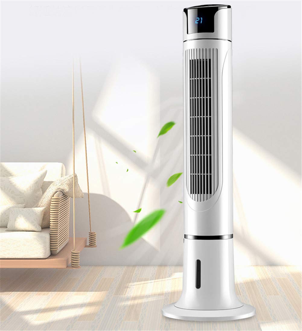 Ventilador De Torre Columna Oscilación Oscilador Personal Mini Escritorio Sin Hojas 3 Modos Funcionamiento 3 Velocidades (Maquinaria)