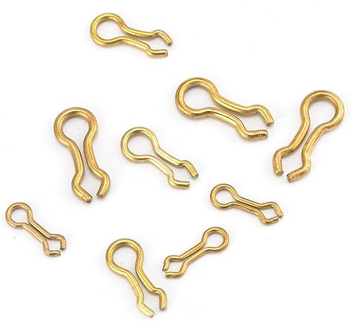 Miniatura 5 de Dr.Fish Ojos de plomada de latón para molde de peso de plomo, ojales de plomada del tamaño de EE. UU. para plomada casera