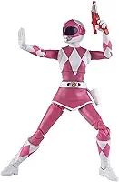 Coleção Power Rangers Lightning de 15,5 cm Mighty Morphin Pink Ranger colecionável boneco de ação com acessórios