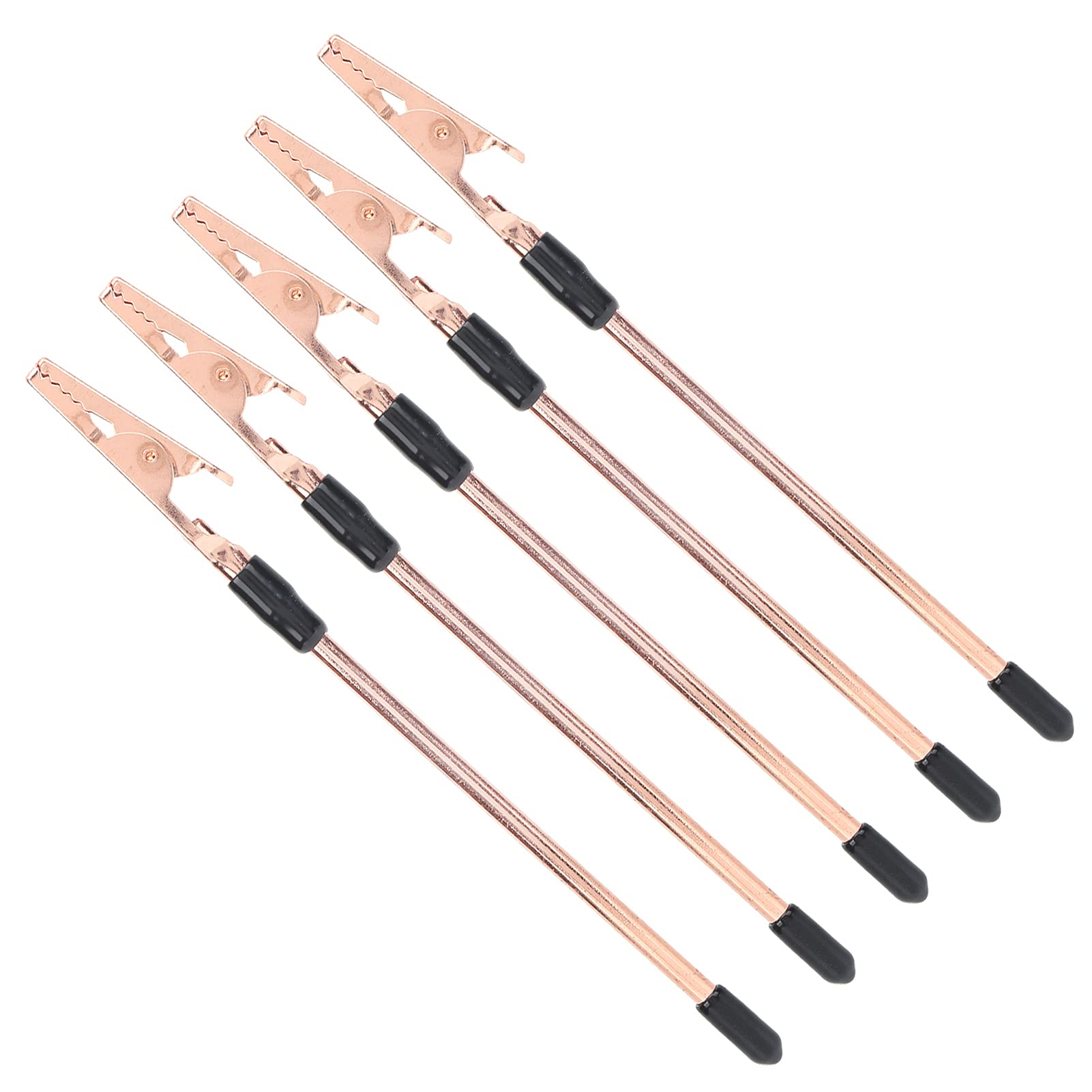 RIZGHWOY Cayman Metal ClampSuporter 155 Mm Clips Roségolden Oxide for Images, 5, Ideal for Use for Home Office