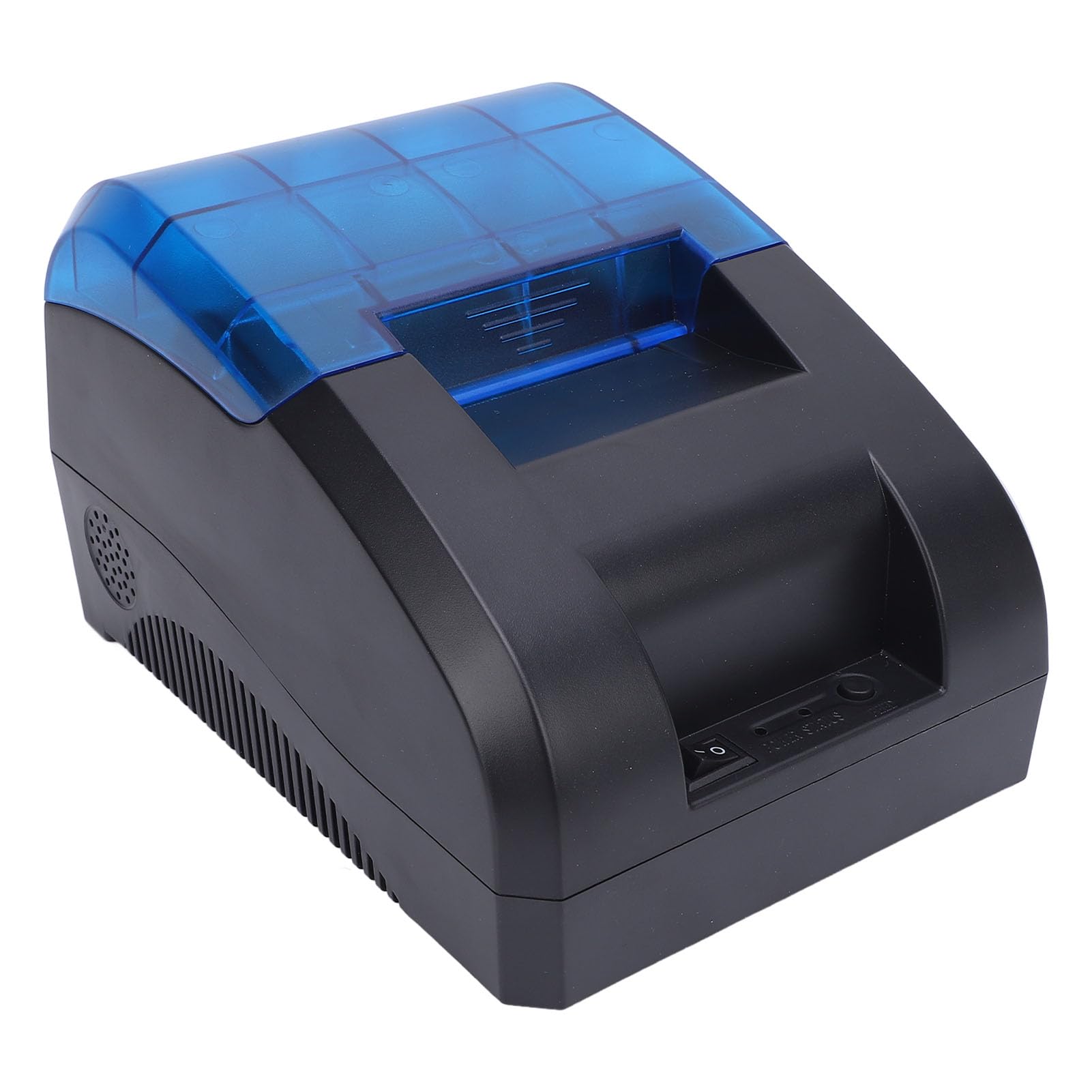 Luocute Stampante in Ricevuta Termica, Stampante Termica Bluetooth USB Portatile 58mm 203dpi per Ristorante per Negozi Al Dettaglio (Spina europea)