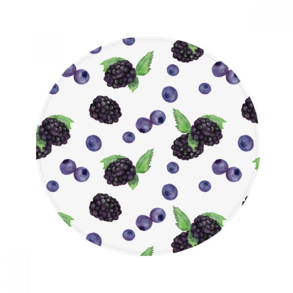 Tapis pet bleuet anti-glisse rond pour sécuriser vos sols