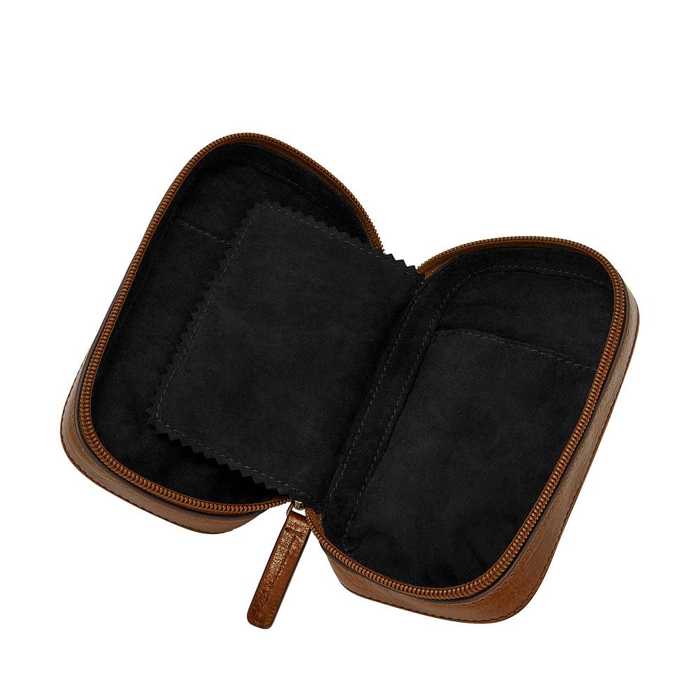 Fossil Regalo per le donne Travel, Estuche para pasaporte de piel ecológica marrón 11.43cm Largo x .508cm Ancho x 13.97cm Alto SLG1499200