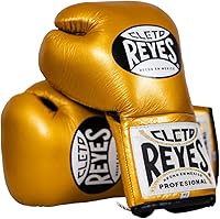 Vista 8 de CLETO REYES Guantes de boxeo de competición profesional para hombres y mujeres, cuero y crin de caballo, MMA, Kickboxing, Muay Thai, con cordones