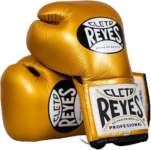 Miniatura 18 de CLETO REYES Guantes de boxeo de competición profesional para hombres y mujeres, cuero y crin de caballo, MMA, Kickboxing, Muay Thai, con cordones