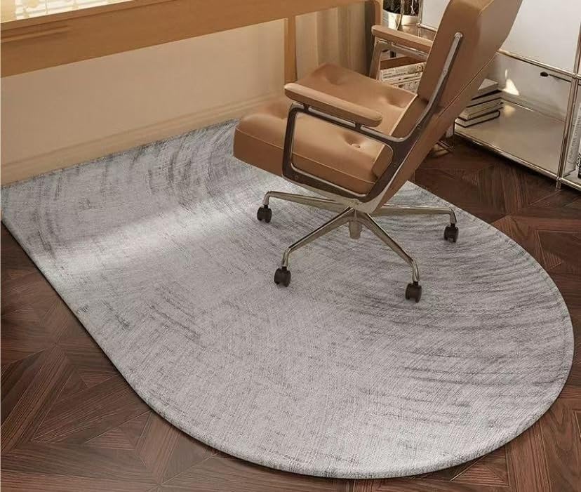 Alfombrilla para silla de oficina transparente ideal para teletrabajo en el hogar